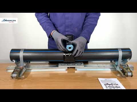 Видео: UNIDELTA - ХОМУТОВИЙ ВІДВІД НА НАПІРНІ ТРУБИ