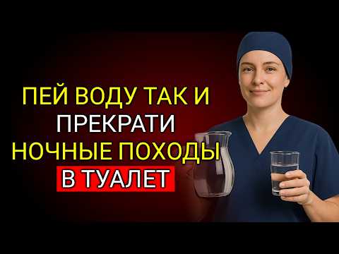 Видео: УРОЛОГ РАСКРЫВАЕТ: Как пить воду чтобы не вставать ночью
