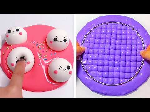 Видео: Удовлетворяющая слизь ASMR | Расслабляющее видео слизи # 1021