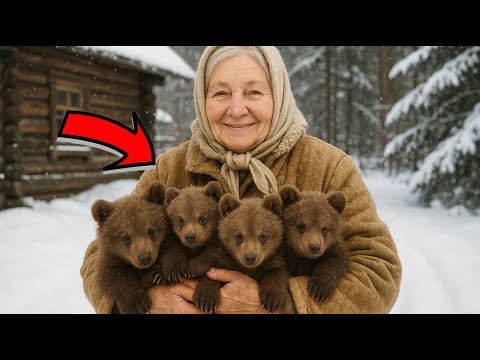 Видео: Она спасла четырёх беззащитных медведей. То, что они сделали дальше, повергло в шок всю деревню!