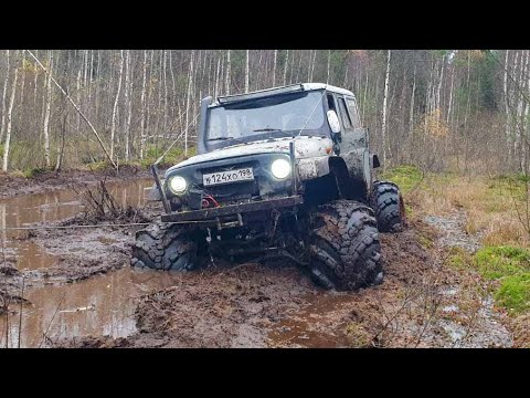 Видео: У нас застревает всё даже УАЗ НА АРОЧНЫХ КОЛЁСАХ