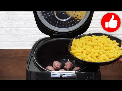 Видео: Божественно вкусные макароны с фрикадельками в мультиварке! Ленивый ужин!