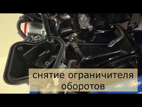 Видео: снятие ограничителя оборотов, двигатель 8 л.с