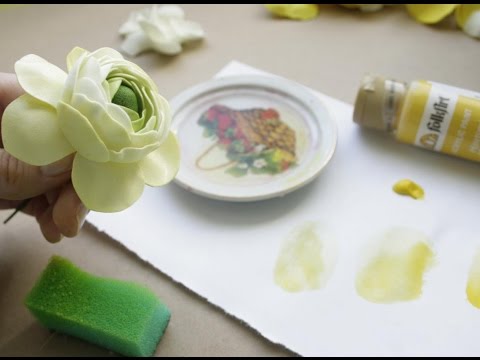 Видео: Как и чем красить фоамиран