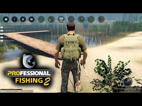 Видео: Professional Fishing 2 (#2)- Ловля на ночного червя на локации Kochelsee Lake