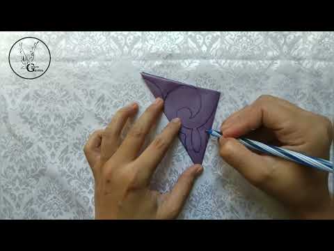 Видео: Ою-өрнек / Ою сызып үйренеміз / Қошқар мүйіз оюы / Оңай, әрі жылдам😊