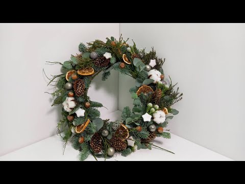 Видео: Новогодний венок