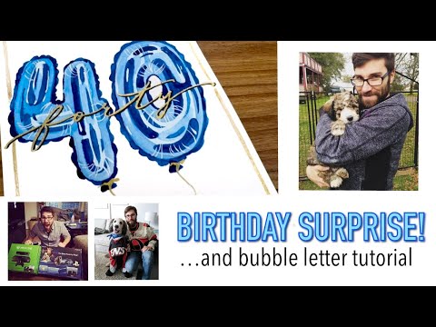 Видео: Сюрприз на день рождения для моего любимого человечка! (И мастер-класс по открытке)