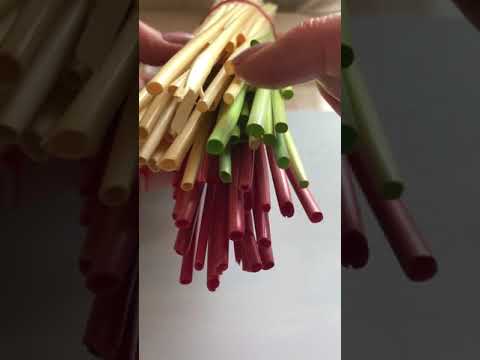Видео: Мастер-класс аппликации из соломки