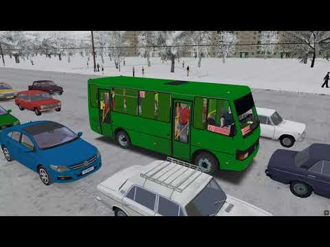 Видео: OMSI 2 | БАЗ А079.14 "Еталон" | Чугуев, Маршрут 170 (АС6 - М. Рогань)