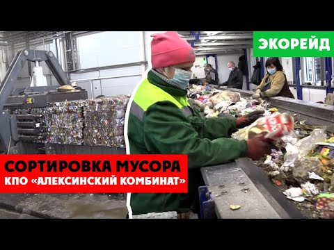 Видео: Почему сортировка мусора - это важно? Экорейд проверил работу КПО «Алексинский комбинат» в Клину