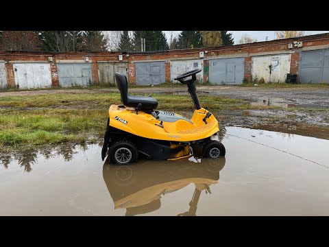 Видео: STIGA ELV 63 2011 г. Ремонт и дрифт на газонокосилке !