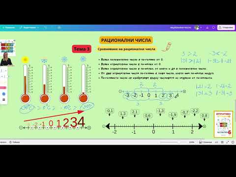 Видео: 3. Сравняване на рационални числа