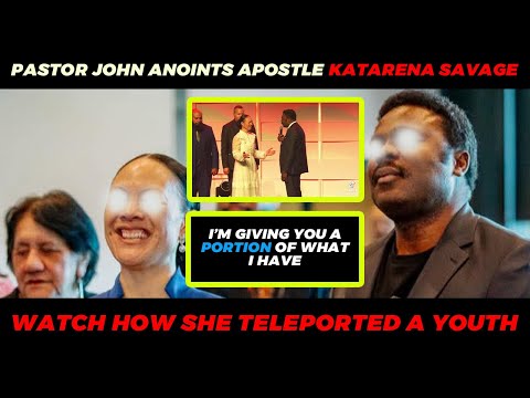 Видео: Пастор Джон Аносике помазывает апостола Катарену Сэвидж