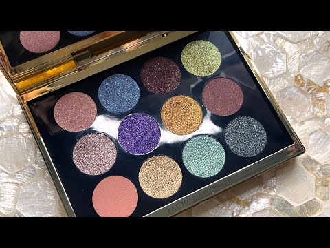 Видео: Палитра GILDED NIRVANA от Pat McGrath Labs | демо и множество сравнительных образцов