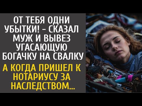 Видео: От тебя одни убытки! - сказал муж и вывез угасающую богачку на свалку… А когда пришел за наследством