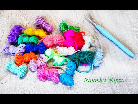 Видео: СУПЕР ИДЕИ что связать из крошечных остатков пряжи!/SUPER IDEAS what to knit from tiny yarn scraps