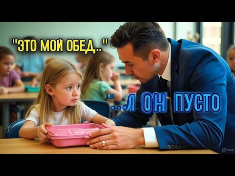 Видео: МИЛЛИАРДЕР увидел ПУСТОЙ ланчбокс маленькой ДЕВОЧКИ — и то, что он нашёл внутри, довело его до СЛЁЗ