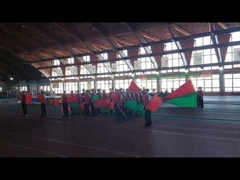 Видео: Флаг-шоу (областной этап смотр-конкурса "Сэрцам адданыя роднай зямлi")