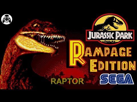 Видео: Jurassic Park: Rampage Edition SEGA/Genesis прохождение Raptor [60fps]