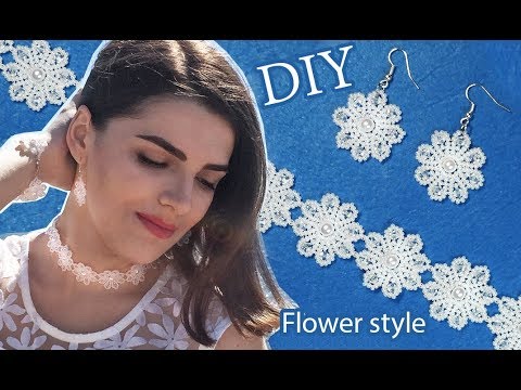 Видео: DIY: beaded wedding choker flower ✿ style jewelry / Свадебный набор из бисера в цветочном стиле