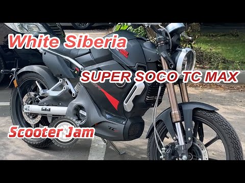 Видео: Городской электрический кафешник White Siberia Super Soco TC MAX