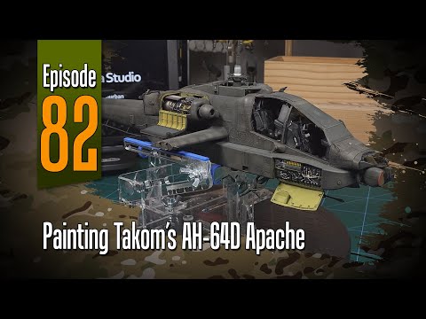 Видео: Снят с литника | Покраска AH-64D Apache компании Takom