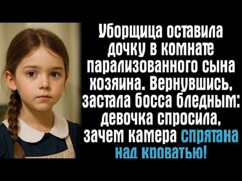 Видео: Уборщица оставила дочку в комнате больного сына хозяина. Вернувшись, застала босса бледным..