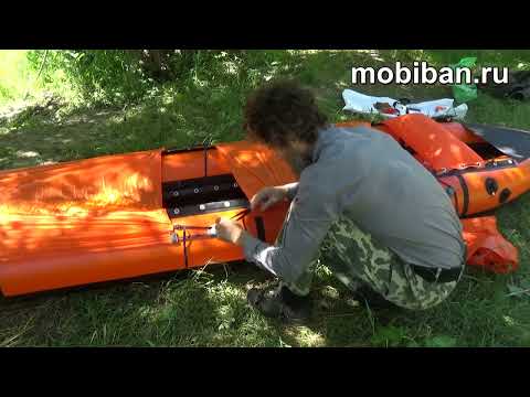 Видео: Пакрафт Жаворонок XL. Сборка, монтаж фартука брызгозащитного