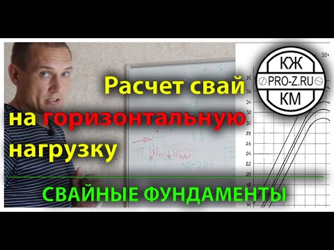 Видео: Расчет свай на горизонтальную нагрузку (проектирование промышленных зданий)