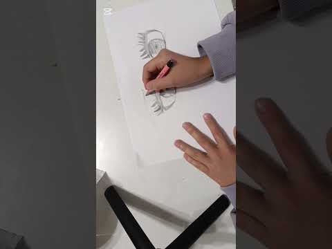 Видео: Учимся рисовать глаза 