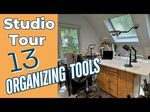 Видео: 13 любимых инструментов для организованной художественной студии