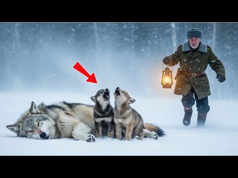 Видео: «Он услышал плач волчат в метели… и то, что сделал старик, тронуло сердца всех»