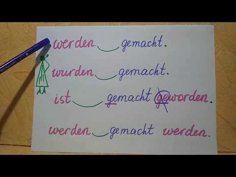 Видео: Passiv...🙃 Пасивний стан в німецькій мові. Werden gemacht worden sein!!!