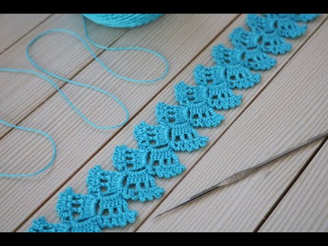 Видео: ЛЕНТОЧНОЕ КРУЖЕВО вязание крючком для начинающих Ribbon Lace Crochet