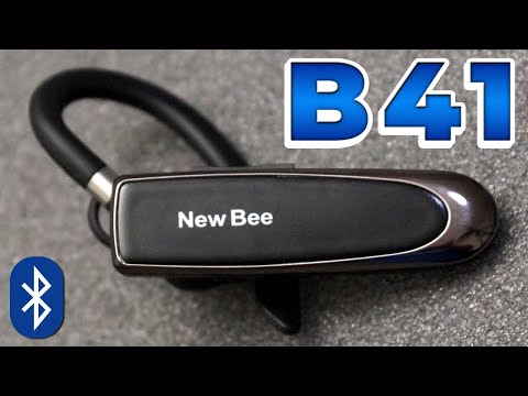 Видео: New Bee LC B41 Bluetooth гарнитура – 3 недели без подзарядки