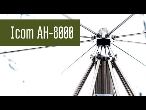 Видео: Icom AH-8000 Антенна Дискоконус. Обзор, проверка в полях. Радиосвязь на УКВ, FT-7900 и AOR 5000