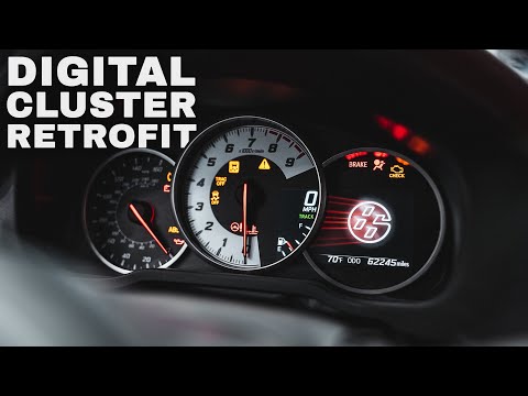 Видео: 17+ Модернизация цифрового кластера в 13-16 FRS/BRZ