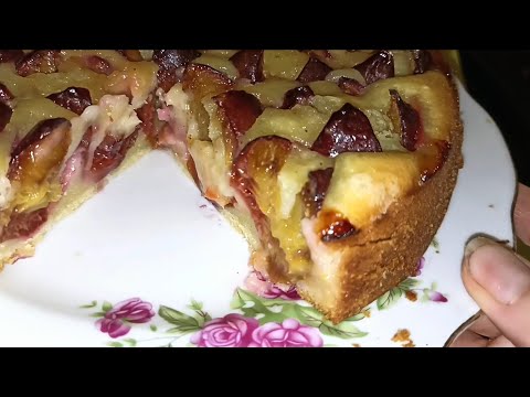 Видео: Шикарный сливовый пирог "Фламенко"! Пирог со сливами простой и вкусный рецепт