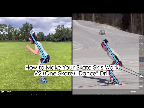 Видео: One Skate Dance — начальная тренировка для конькового хода V2