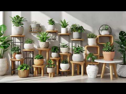 Видео: Растения в доме - делаю подставки для цветов.