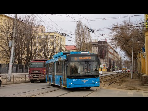 Видео: СВАРЗ-МАЗ 6275 2347 Маршрут №5А город Саратов 