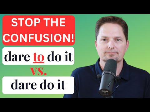 Видео: «Осмейтесь сделать это» против «смейтесь сделать это» / Запутанная лексика / Избегайте распростра...