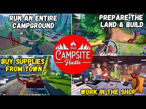 Видео: Это может быть следующий отличный симулятор! (Campsite Hustle)