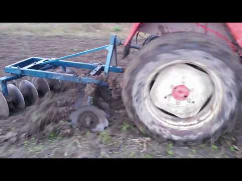 Видео: Т 25 і Саморобна  Дискова Борона