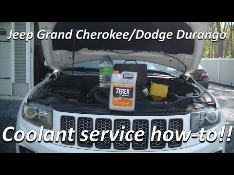 Видео: Как заменить охлаждающую жидкость в Jeep Grand Cherokee/Dodge Durango с двигателем Pentastar 3.6!!