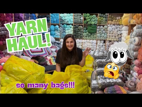 Видео: Что в этих ОГРОМНЫХ пакетах с пряжей? 😳🧶🤓