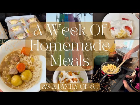 Видео: Неделя домашней еды/Как накормить большую семью