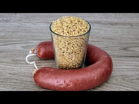 Видео: Я добавила колбасу в плов с булгуром и получила очень вкусный результат | Включить субтитры