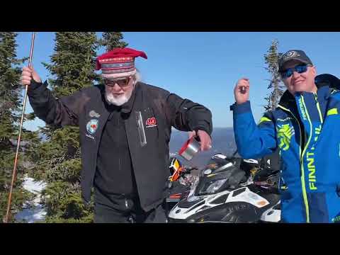 Видео: Подъем на гору Алатага, большой Таскыл на снегоходах LYNX, SKI-DOO, апрель, снега 3 метра.